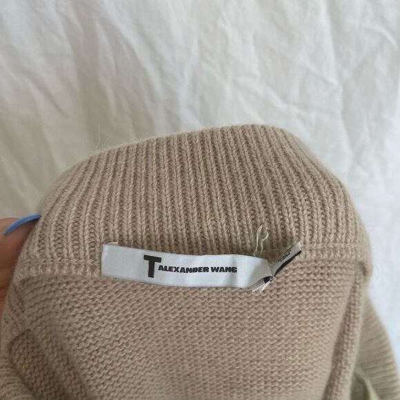 T Alexander Wang Women Strapless Wool Cashmere Midi Sweater Dress Size Small - Picture 13 of 16